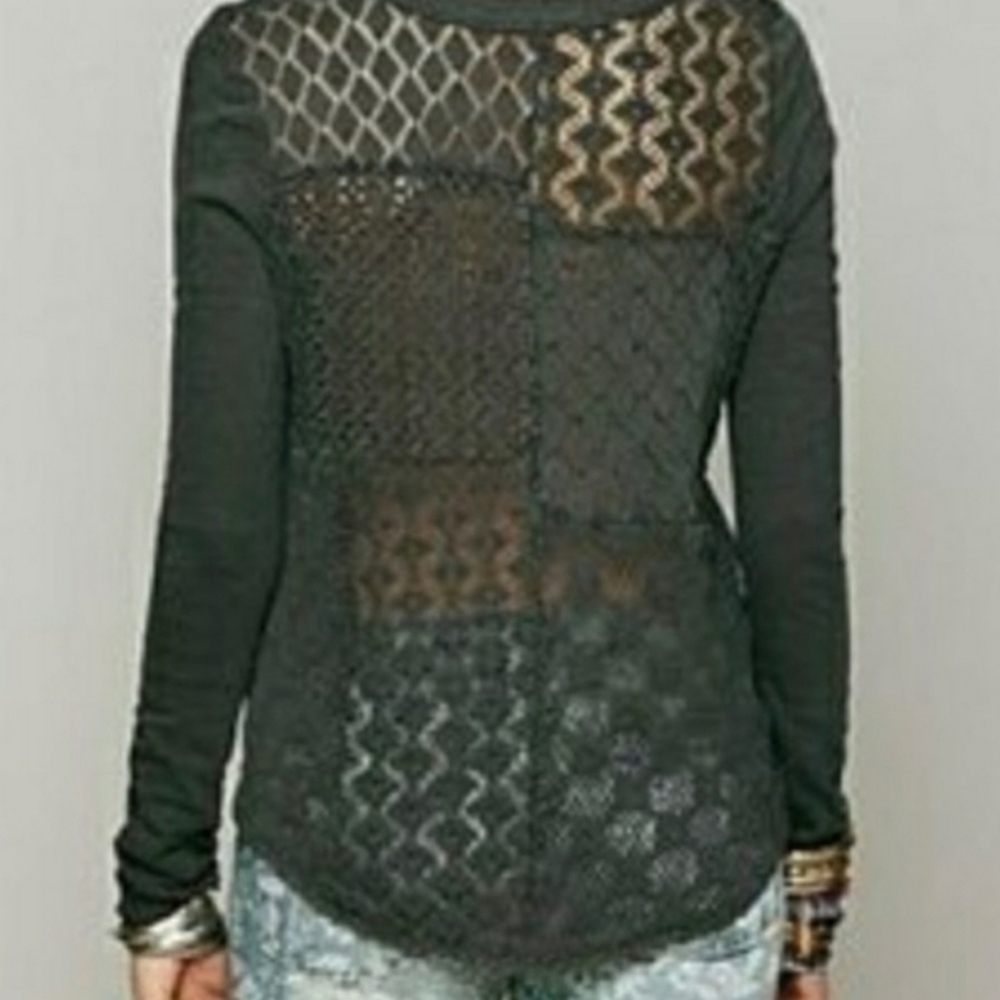 Crochet back tops